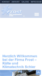 Mobile Screenshot of frost-schier.de